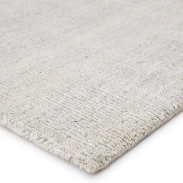 Jaipur Living Kelle Handmade Solid White/ Gray Area Rug (8'X10')