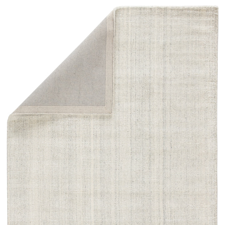 Jaipur Living Kelle Handmade Solid White/ Gray Area Rug (8'X10')