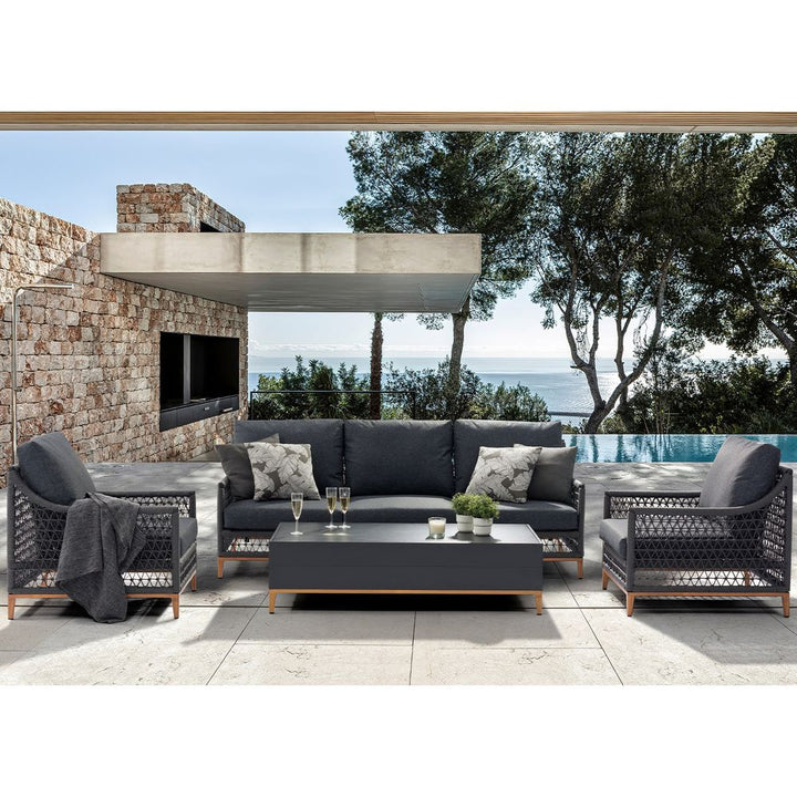 Outdoor Lounge Chairs Karen 4-Piece Outdoor Collection