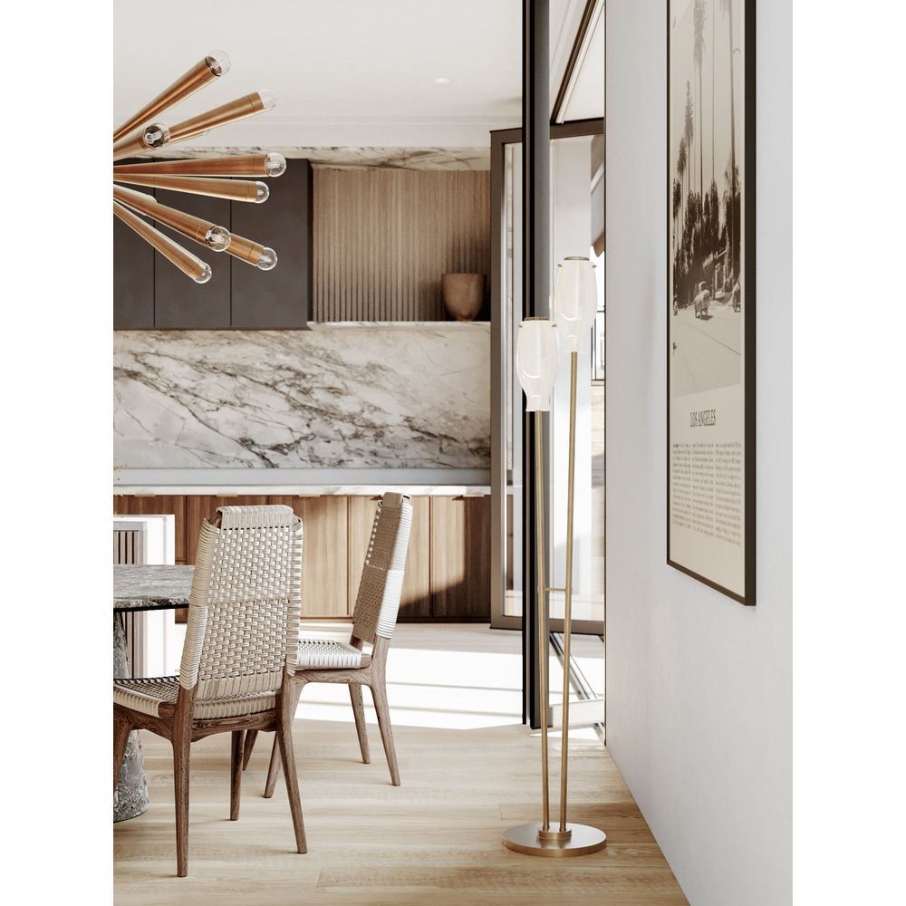 Chandeliers Keanu Chandelier - Patina Brass