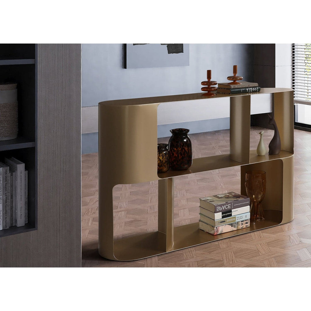 Knox Console-Whiteline Modern Living-WHITELINE-CO1929-GLD-Console Tables-1-France and Son