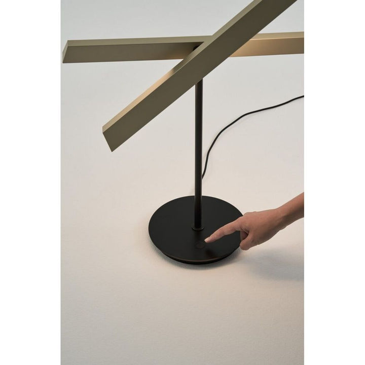 Table Lamps Konnect Table Lamp - Sand Gold - Steel, Pc