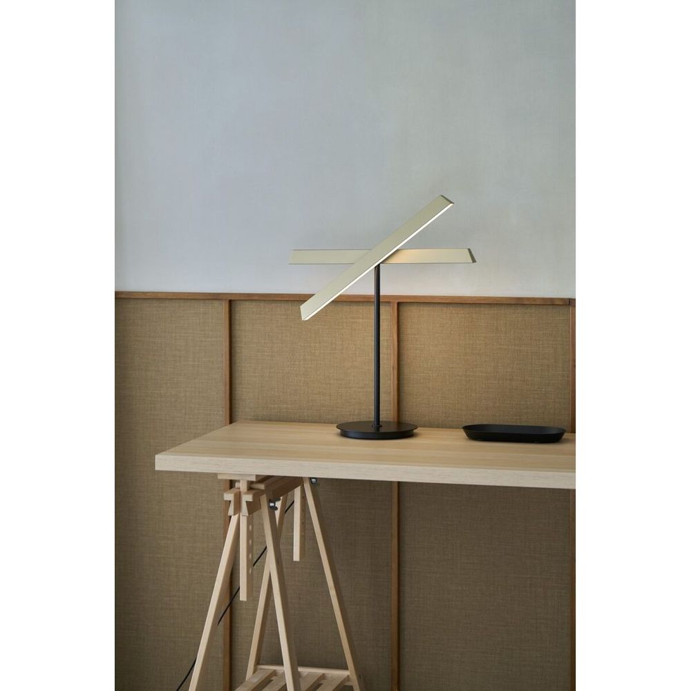 Table Lamps Konnect Table Lamp - Sand Gold - Steel, Pc