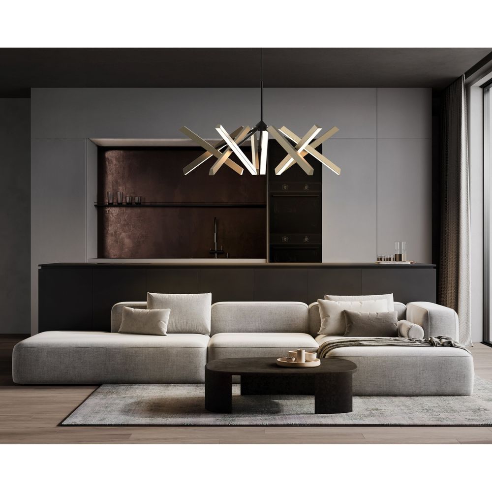 Konnect Chandelier PL10 - Gold