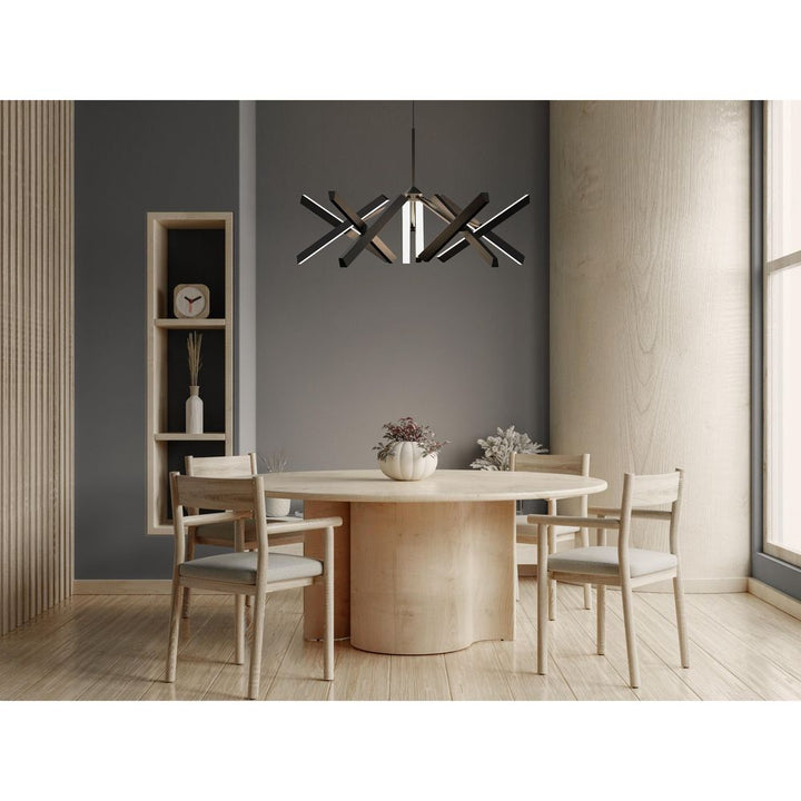 Chandeliers Konnect Chandelier PL10 - Matt Black
