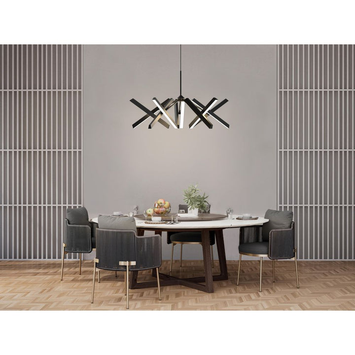 Chandeliers Konnect Chandelier PL10 - Matt Black