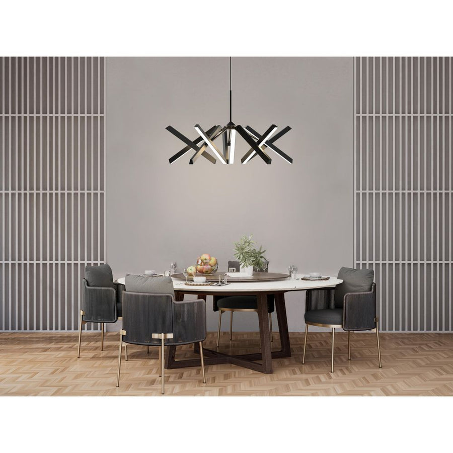 Chandeliers Konnect Chandelier PL10 - Matt Black