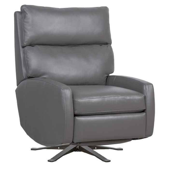 Aspire Swivel Recliner-Fairfield-FairfieldC-464P-MR-1-Lounge ChairsBronze Five Prong Base-Manual-1-France and Son