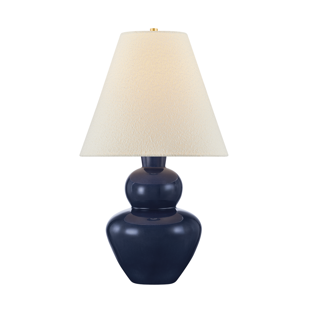 Dumont Table Lamp - Aged Brass / Ceramic Egyptian Blue