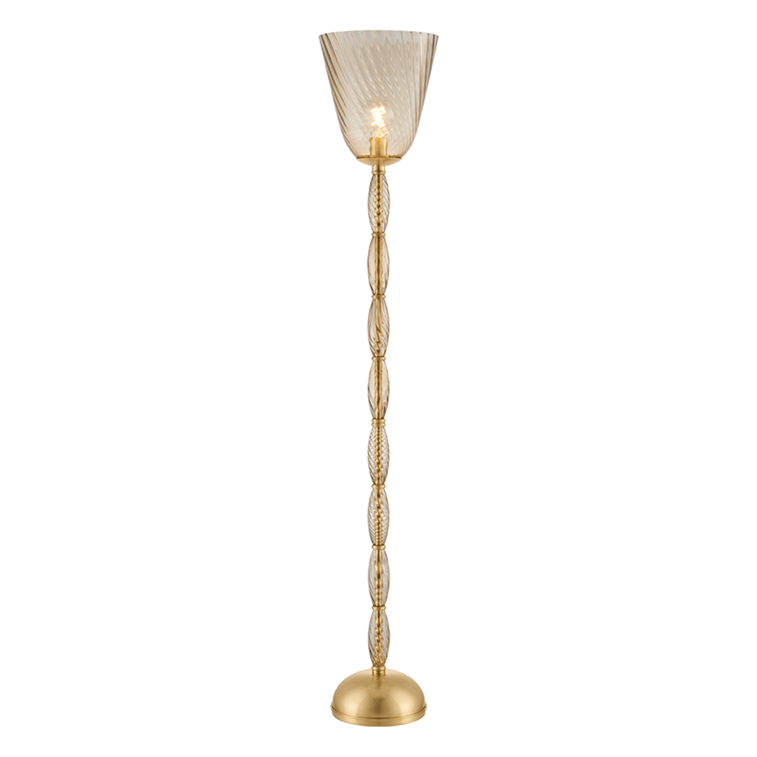 Bleecker Floor Lamp - Aged Brass