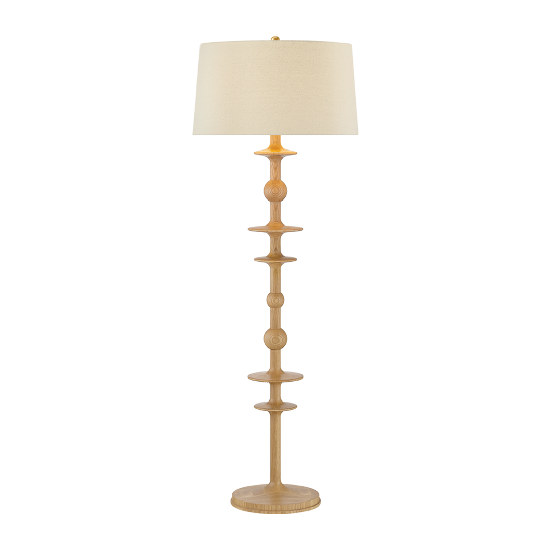 Jefferson Heights Floor Lamp - Aged Brass