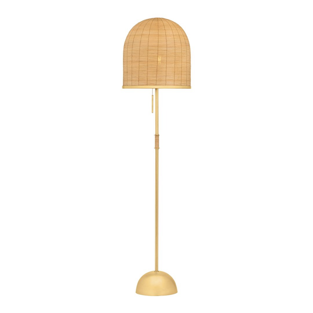 DARFIELD Floor Lamp - Aged Brass