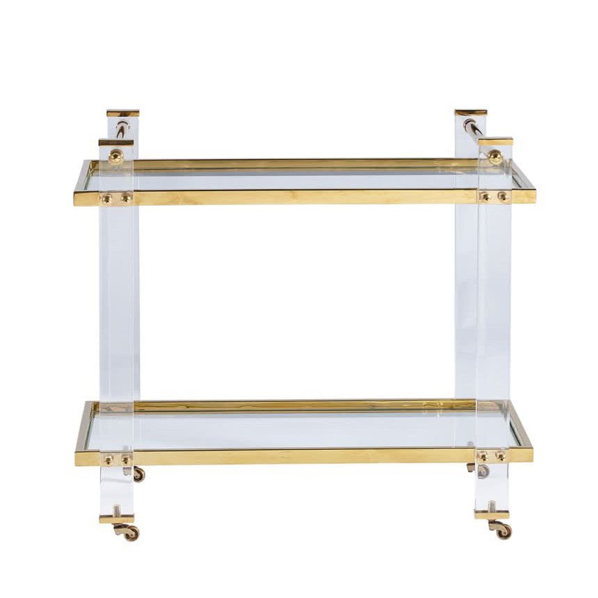 Kent Acrylic Bar Cart