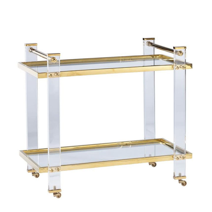 Kent Acrylic Bar Cart