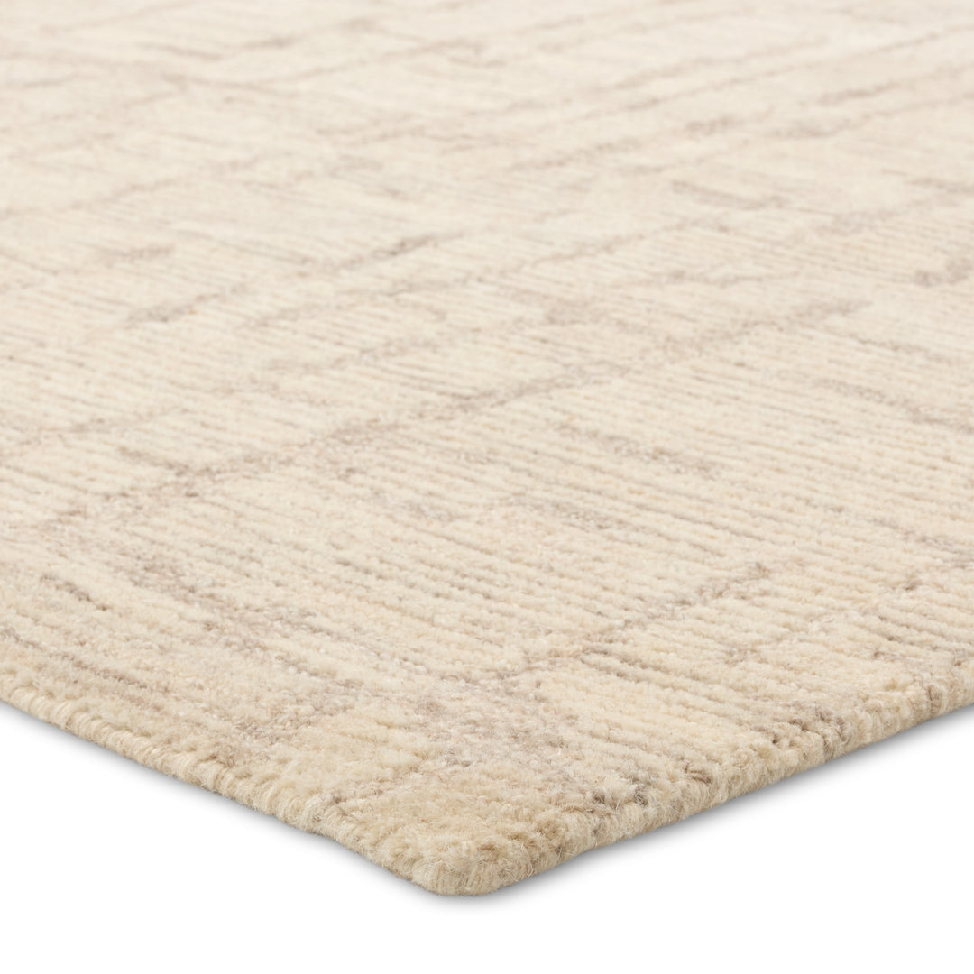 Jaipur Living Herculean Handmade Striped Taupe/Cream Area Rug (8'X10' Rectangle)