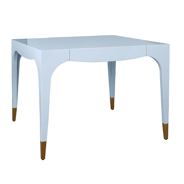 Lacey Square Tapered Leg, Two Drawer Game Table