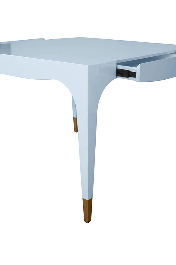 Lacey Square Tapered Leg, Two Drawer Game Table