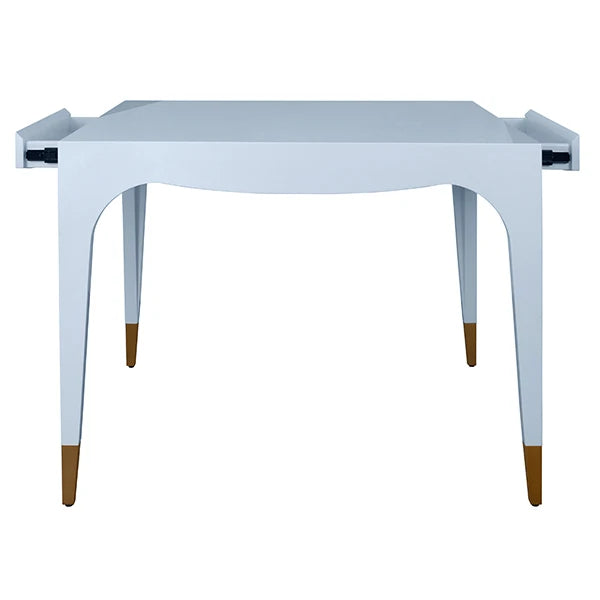 Lacey Square Tapered Leg, Two Drawer Game Table