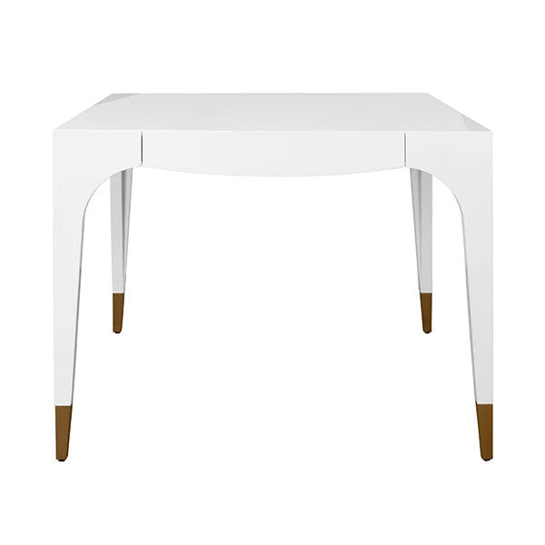 Lacey Square Tapered Leg, Two Drawer Game Table