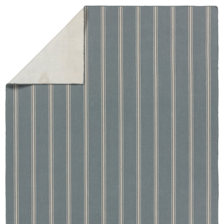 Barclay Butera by Jaipur Living Memento Handmade Indoor/Outdoor Striped Slate/ Ivory Area Rug (9'X12')