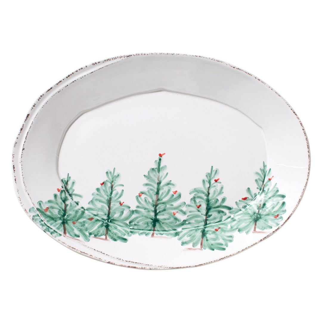 Lastra Holiday Oval Platter