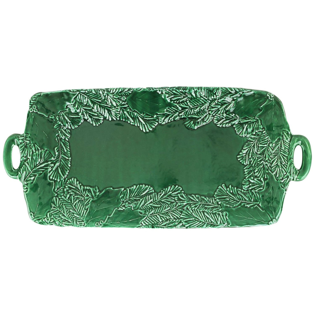Lastra Holiday Figural Handled Rectangular Platter - Default Title