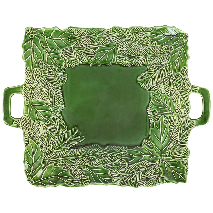 Lastra Holiday Figural Handled Square Platter - Default Title