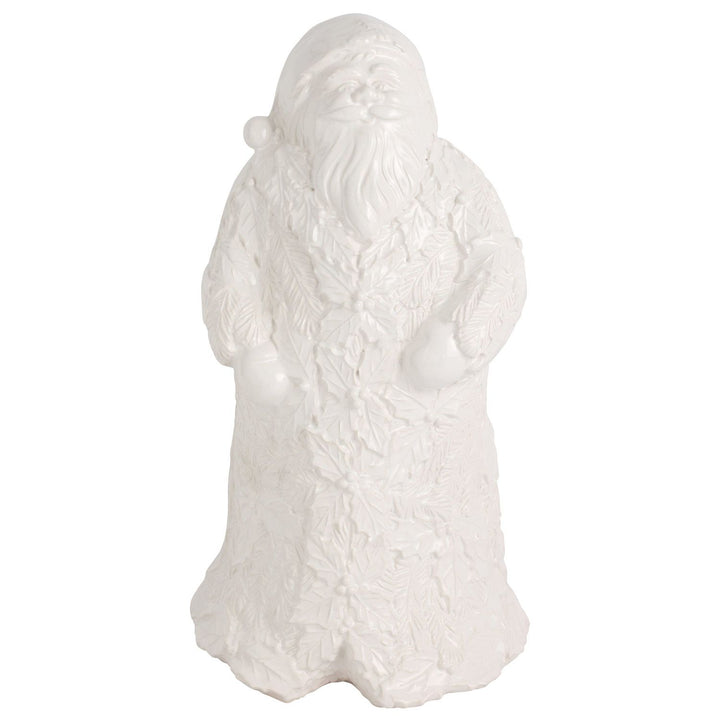 Lastra Holiday Figural Santa with Foliage - Default Title