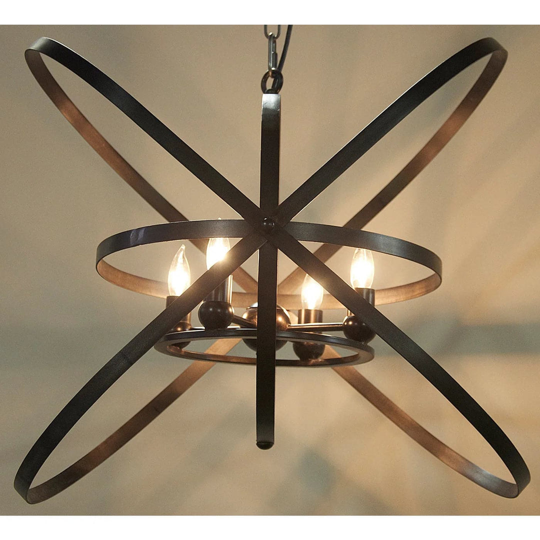 Sassari Pendant, Black Steel-Noir-NOIR-LAMP441MTB-Pendants-3-France and Son