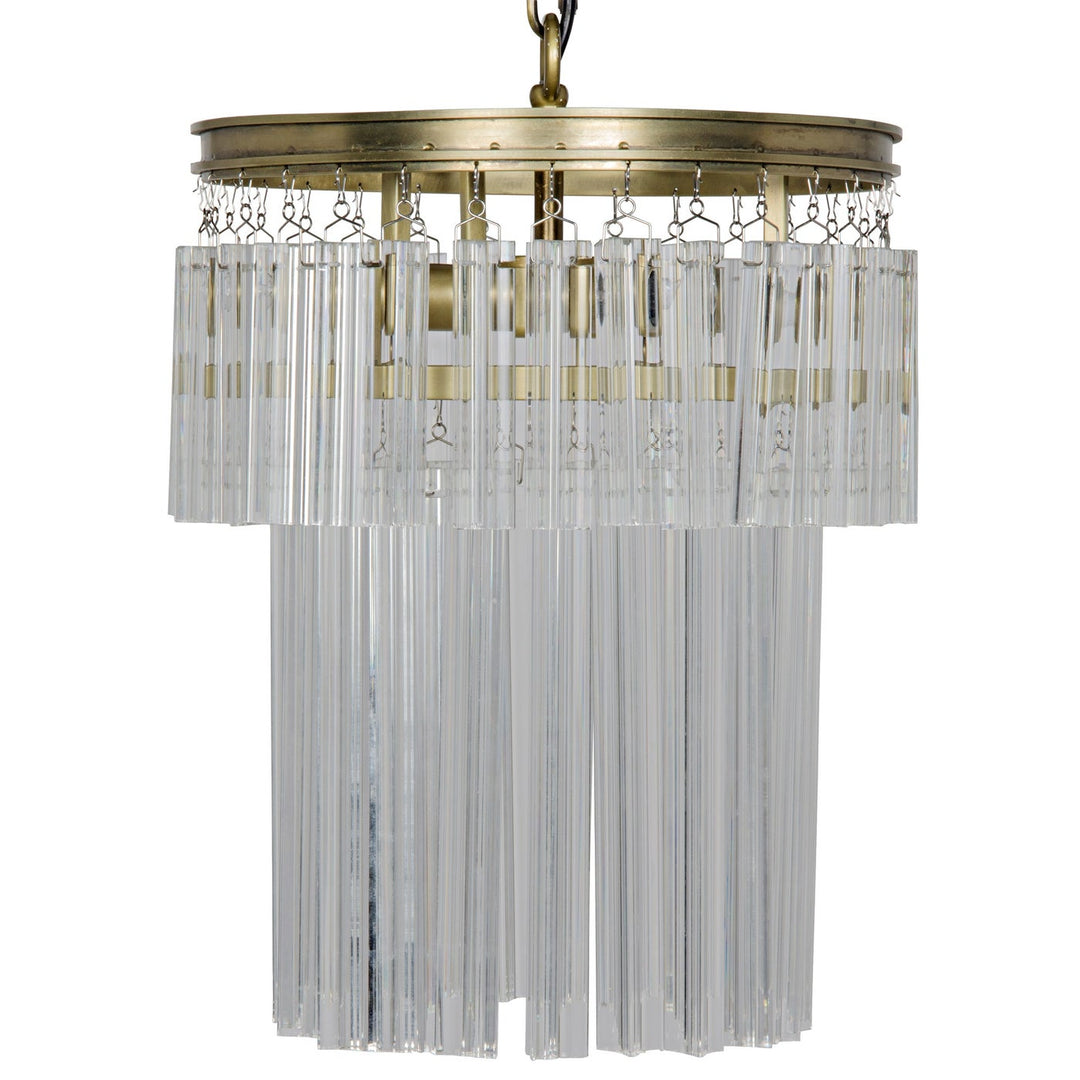 Toby Chandelier, Antique Brass and Crystal-Noir-NOIR-LAMP602MB-Chandeliers-1-France and Son