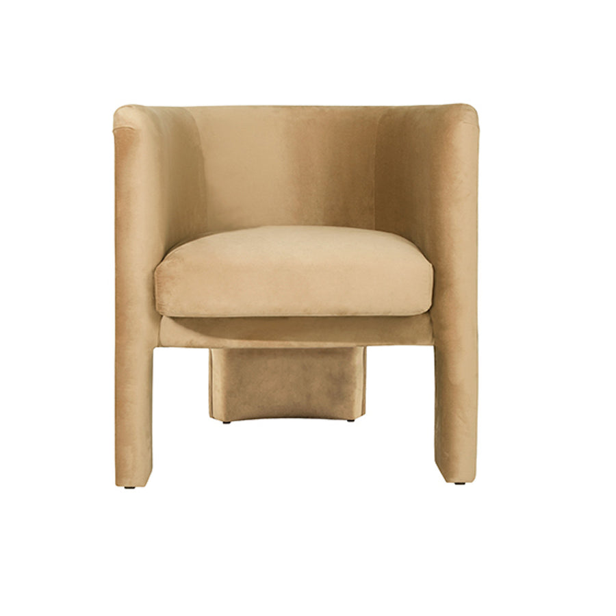 Lansky Barrel Chair-Worlds Away-WORLD-LANSKY CML-Lounge ChairsCamel-1-France and Son