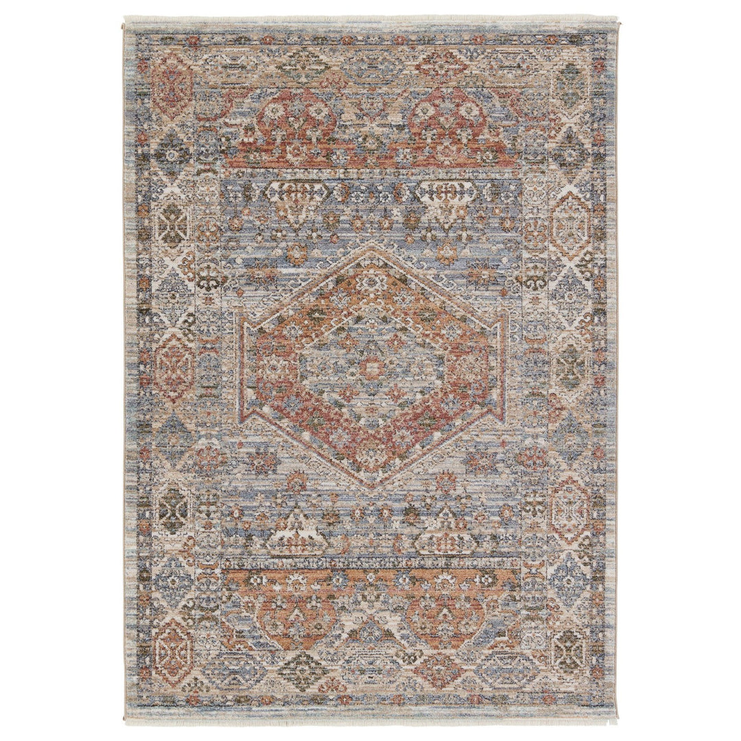 Jaipur Living Madrid Medallion Red/ Blue Area Rug (5'X8')