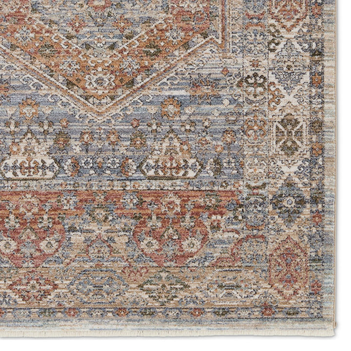 Jaipur Living Madrid Medallion Red/ Blue Area Rug (9'X13')