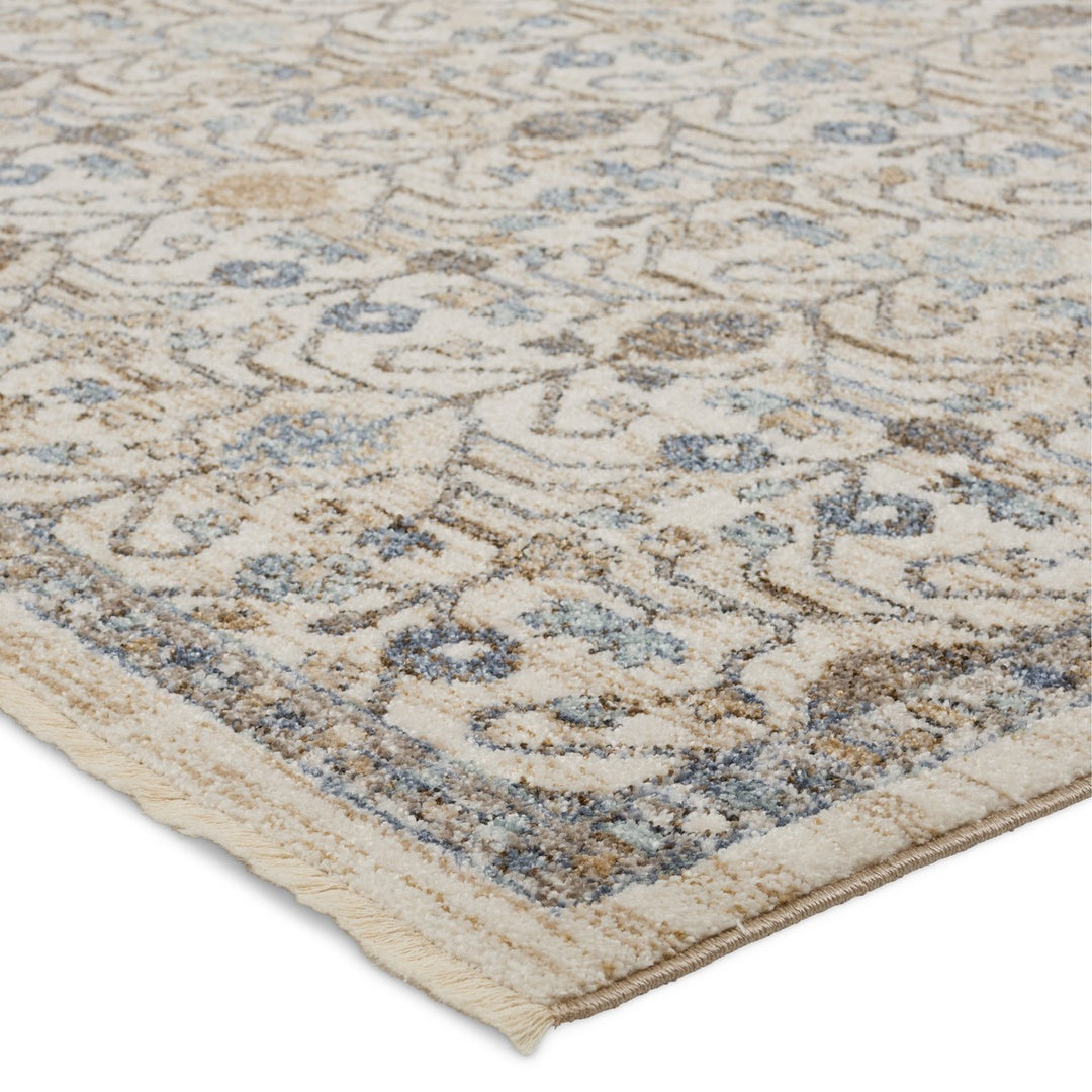 Jaipur Living Primrose Trellis Blue/ Gold Area Rug (8'X10')