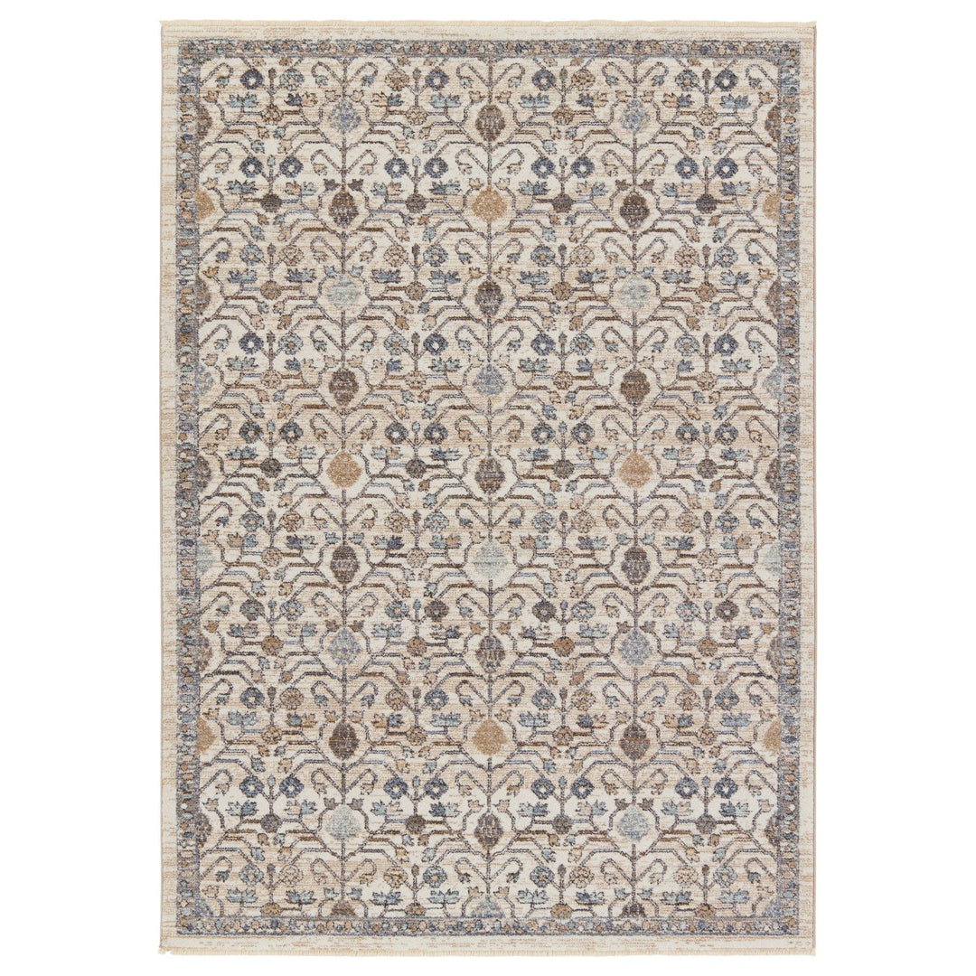 Jaipur Living Primrose Trellis Blue/ Gold Area Rug (8'X10')