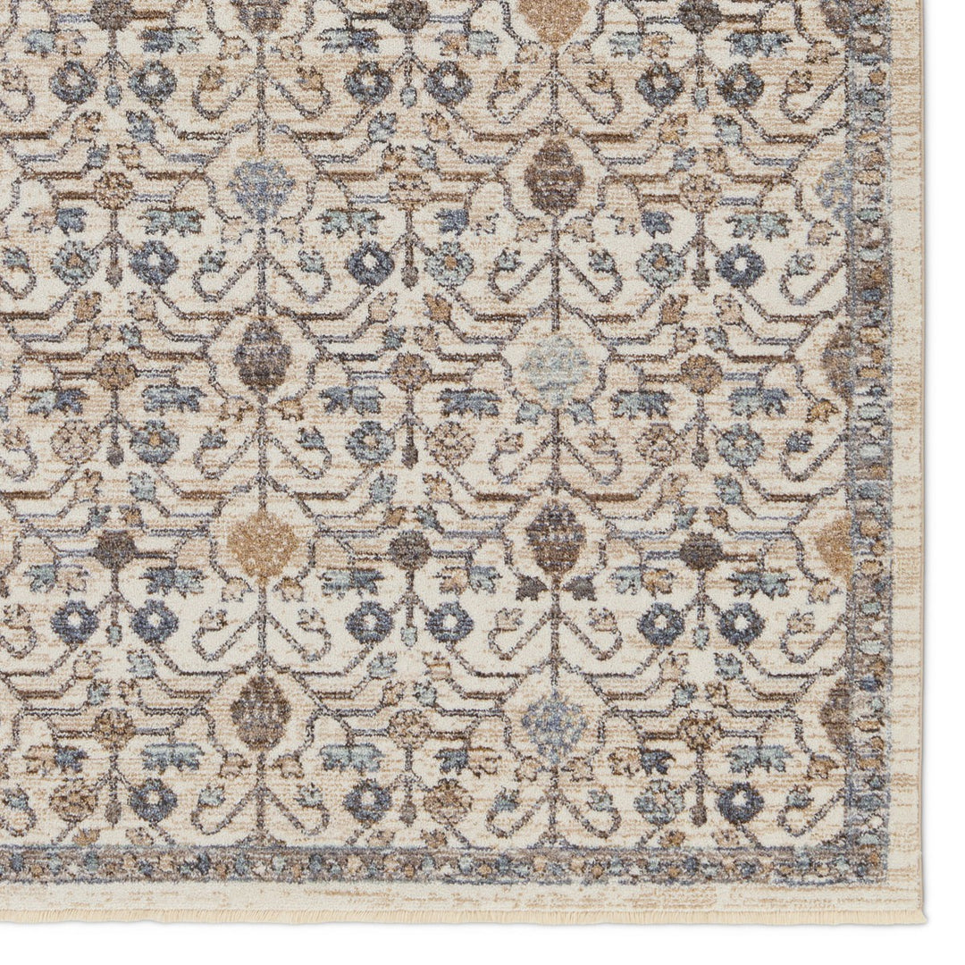 Jaipur Living Primrose Trellis Blue/ Gold Area Rug (9'X13')