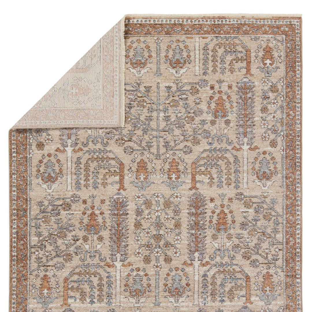 Jaipur Living Regard Floral Slate/ Bronze Runner Rug (3'X10')