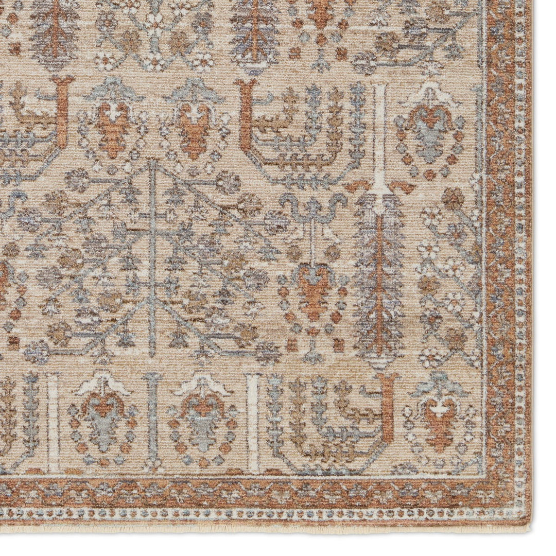 Jaipur Living Regard Floral Slate/ Bronze Runner Rug (3'X10')