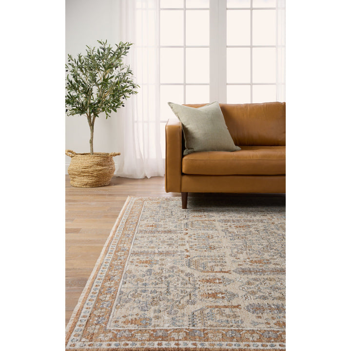 Jaipur Living Regard Floral Slate/ Bronze Runner Rug (3'X10')