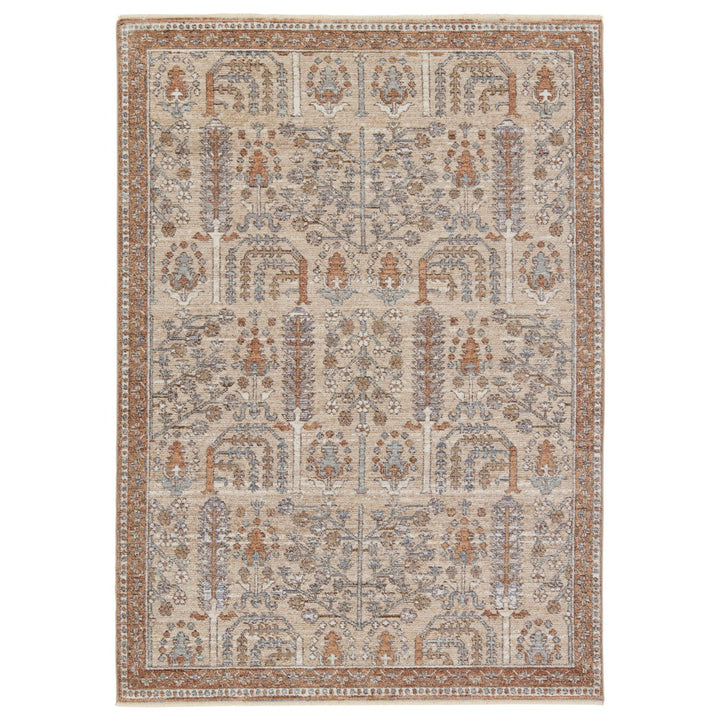 Jaipur Living Regard Floral Slate/ Bronze Runner Rug (3'X10')