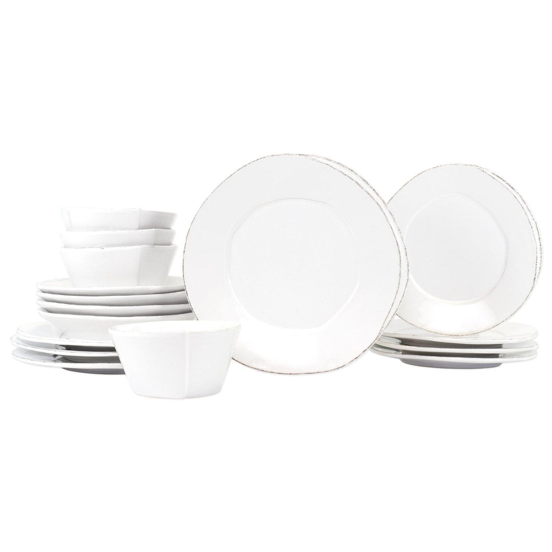 Lastra Place Setting - 16-Piece / White