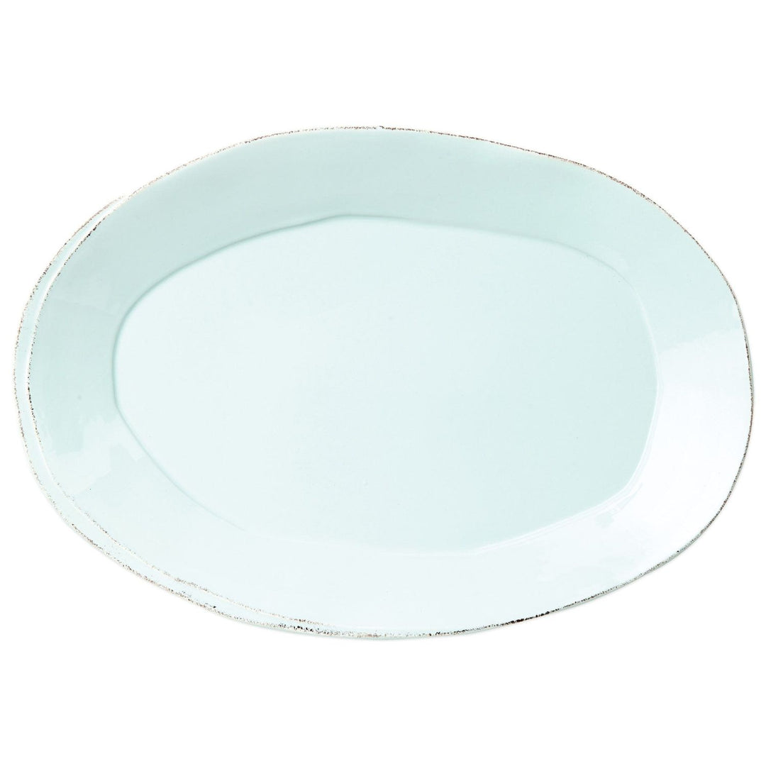 Lastra Oval Platter - Aqua / Standard