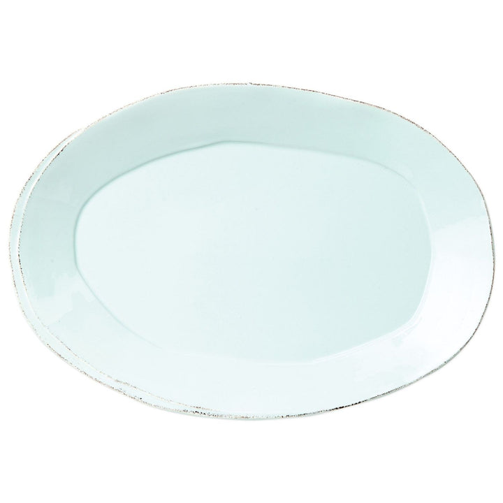 Lastra Oval Platter - Aqua / Standard