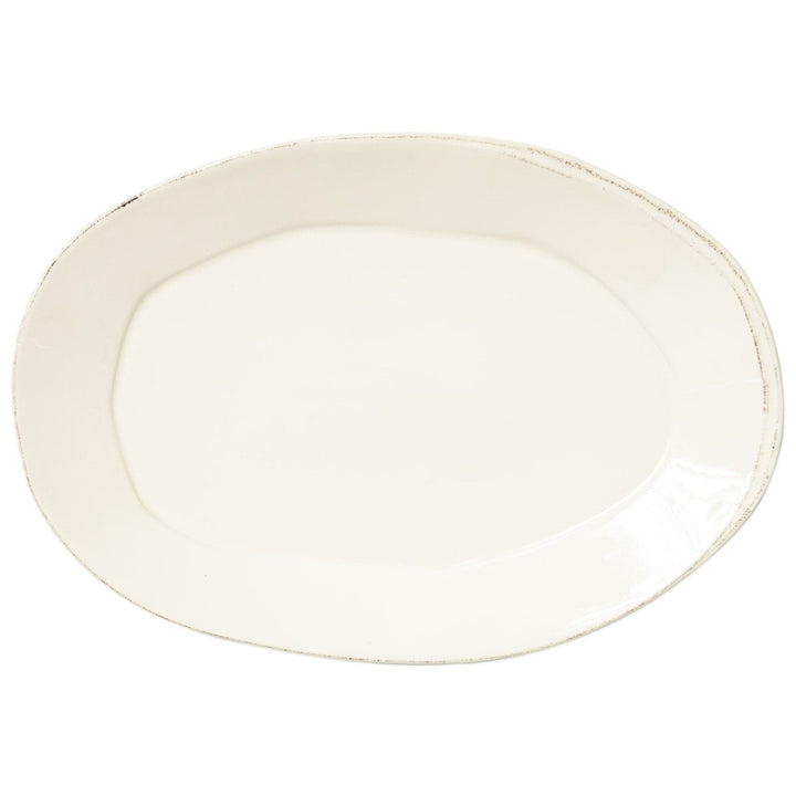 Lastra Oval Platter - Linen / Standard