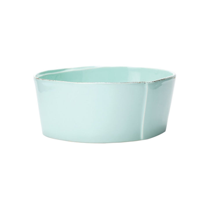 Lastra Serving Bowl - Aqua / Medium