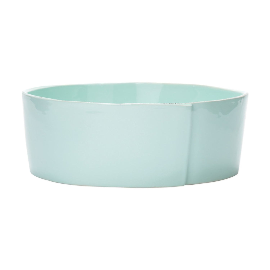 Lastra Serving Bowl - Aqua / Large