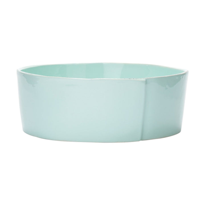 Lastra Serving Bowl - Aqua / Large