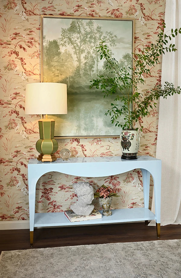 Laverne Two Tier Tapered Leg Console