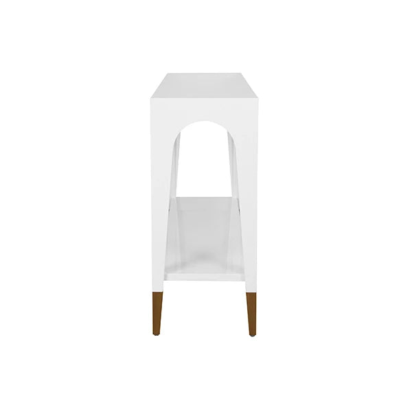 Laverne Two Tier Tapered Leg Console