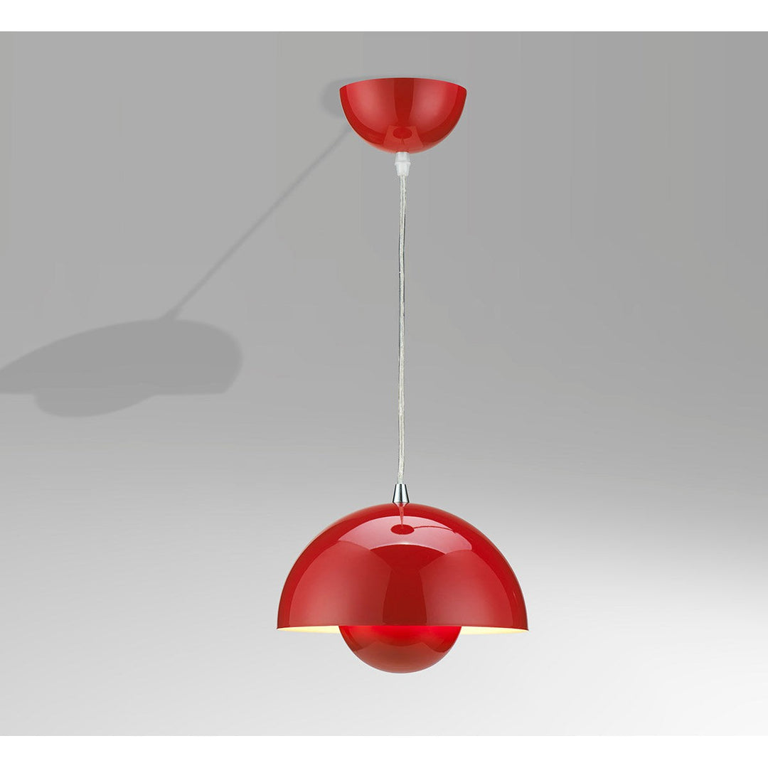 Flowerpot Verner Pendant Lamp - Red-France & Son-LBC003RED-Pendants-3-France and Son